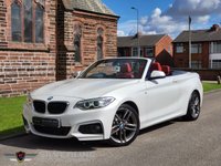 USED 2015 65 BMW 2 SERIES 2.0 220D M SPORT 2d 188 BHP PEARL WHITE | RED LEATHER | FULL HISTORY