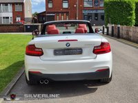 USED 2015 65 BMW 2 SERIES 2.0 220D M SPORT 2d 188 BHP PEARL WHITE | RED LEATHER | FULL HISTORY