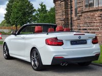 USED 2015 65 BMW 2 SERIES 2.0 220D M SPORT 2d 188 BHP PEARL WHITE | RED LEATHER | FULL HISTORY