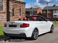 USED 2015 65 BMW 2 SERIES 2.0 220D M SPORT 2d 188 BHP PEARL WHITE | RED LEATHER | FULL HISTORY