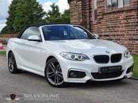 USED 2015 65 BMW 2 SERIES 2.0 220D M SPORT 2d 188 BHP PEARL WHITE | RED LEATHER | FULL HISTORY