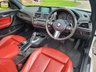 USED 2015 65 BMW 2 SERIES 2.0 220D M SPORT 2d 188 BHP PEARL WHITE | RED LEATHER | FULL HISTORY