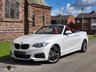 USED 2015 65 BMW 2 SERIES 2.0 220D M SPORT 2d 188 BHP PEARL WHITE | RED LEATHER | FULL HISTORY