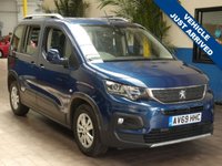 USED 2019 69 PEUGEOT RIFTER 1.5 BLUEHDI ALLURE 5d 101 BHP 5 SEATS SAT NAV BLUETOOTH