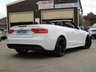 USED 2014 14 AUDI A5 2.0 TDI S LINE SPECIAL EDITION 2d 175 BHP The understated elegance of this A5 Cab is the first thing that catches the eye. The fabric roof adds a retro twist to its appearance and it takes up less space to stow away, it means the A5 has a bigger boot than most hard top cabs. Features include 19" Alloys, Sat Nav, Heated Leather, DAB Radio, Neck Scarf, Park Sensors, Cruise Control, B/Tooth and more. Serviced at 14859 miles, 23550 miles, 28775 miles, 36910 miles, 48544 miles, 57445 miles and at 63834 miles (inc Cam Belt and water pump)