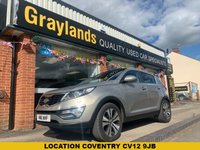 USED 2011 11 KIA SPORTAGE 2.0 CRDI KX-3 SAT NAV 5d 134 BHP LEATHER~SAT NAV~BLUETOOTH~CRUISE...