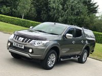 USED 2016 16 MITSUBISHI L200 2.4 DI-D 4X4 BARBARIAN DCB 178 BHP NO VAT ** NO VAT ** SAT NAV+CAMERA
