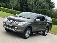 USED 2016 16 MITSUBISHI L200 2.4 DI-D 4X4 BARBARIAN DCB 178 BHP NO VAT ** NO VAT ** SAT NAV+CAMERA