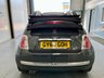 USED 2013 63 FIAT 500C 1.2 LOUNGE 3d 69 BHP &pound;30 Tax,Electric Sunroof