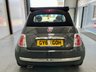 USED 2013 63 FIAT 500C 1.2 LOUNGE 3d 69 BHP &pound;30 Tax,Electric Sunroof