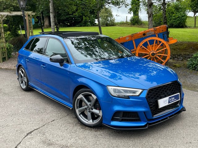 2017 R Audi A3 2.0L S3 SPORTBACK TFSI QUATTRO BLACK EDITION 5d 306 BHP