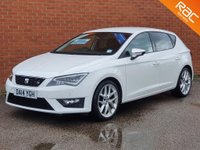 USED 2014 14 SEAT LEON 2.0 TDI FR TECHNOLOGY 5d 150 BHP SAT NAV, SERVICE HISTORY & TIMING BELT AND WATER PUMP