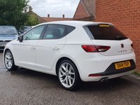 USED 2014 14 SEAT LEON 2.0 TDI FR TECHNOLOGY 5d 150 BHP SAT NAV, SERVICE HISTORY & TIMING BELT AND WATER PUMP