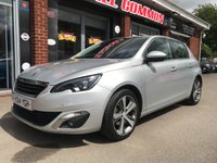 USED 2014 14 PEUGEOT 308 1.6 E-HDI ALLURE 5d 114 BHP FREE ROAD TAX 12 MONTHS MOT