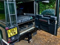 USED 2007 57 LAND ROVER DEFENDER 2.4 110 XS STATION WAGON 5d 122 BHP UTILITY // 1 PRIVATE OWNER // EXCELLENT SERVICE HISTORY FRONT WARNE 3.5 TON WINCH//FULL BULL BAR//SPOT LIGHTS//LIGHT GRILLS ALL ROUND//UNDER BODY ARMOUR//UNDER SEAL PROTECTED//UPGRADED HEAVY JUTY SPRINGS AND SHOCK ABSORBERS//SNORKEL//FULL ROOF RACK//LADDER//REAR HALLIGAN  SPOT LIGHT//MANTEC STORAGE UNITS//DOG GUARD//PLASTIC REAR TRAY AND OVER COVERS ON ALL THE SEATS//MANTEC HOLDER FOR SPARE WHEEL//ALPINE STEREO ///// AND ALL USUAL  XS SPEC. HEATED SEATS. AIRCON. ALLOYS. SIDE STEPS. ALLOY CHECKERING ON WINGS//DOORS.   ONLY USED ONCE AWEEK FOR STALKING