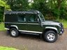 USED 2007 57 LAND ROVER DEFENDER 2.4 110 XS STATION WAGON 5d 122 BHP UTILITY // 1 PRIVATE OWNER // EXCELLENT SERVICE HISTORY FRONT WARNE 3.5 TON WINCH//FULL BULL BAR//SPOT LIGHTS//LIGHT GRILLS ALL ROUND//UNDER BODY ARMOUR//UNDER SEAL PROTECTED//UPGRADED HEAVY JUTY SPRINGS AND SHOCK ABSORBERS//SNORKEL//FULL ROOF RACK//LADDER//REAR HALLIGAN  SPOT LIGHT//MANTEC STORAGE UNITS//DOG GUARD//PLASTIC REAR TRAY AND OVER COVERS ON ALL THE SEATS//MANTEC HOLDER FOR SPARE WHEEL//ALPINE STEREO ///// AND ALL USUAL  XS SPEC. HEATED SEATS. AIRCON. ALLOYS. SIDE STEPS. ALLOY CHECKERING ON WINGS//DOORS.   ONLY USED ONCE AWEEK FOR STALKING
