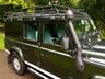 USED 2007 57 LAND ROVER DEFENDER 2.4 110 XS STATION WAGON 5d 122 BHP UTILITY // 1 PRIVATE OWNER // EXCELLENT SERVICE HISTORY FRONT WARNE 3.5 TON WINCH//FULL BULL BAR//SPOT LIGHTS//LIGHT GRILLS ALL ROUND//UNDER BODY ARMOUR//UNDER SEAL PROTECTED//UPGRADED HEAVY JUTY SPRINGS AND SHOCK ABSORBERS//SNORKEL//FULL ROOF RACK//LADDER//REAR HALLIGAN  SPOT LIGHT//MANTEC STORAGE UNITS//DOG GUARD//PLASTIC REAR TRAY AND OVER COVERS ON ALL THE SEATS//MANTEC HOLDER FOR SPARE WHEEL//ALPINE STEREO ///// AND ALL USUAL  XS SPEC. HEATED SEATS. AIRCON. ALLOYS. SIDE STEPS. ALLOY CHECKERING ON WINGS//DOORS.   ONLY USED ONCE AWEEK FOR STALKING