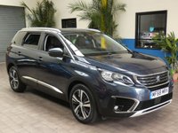 USED 2018 68 PEUGEOT 5008 1.5 BLUEHDI S/S ALLURE 5d 129 BHP 7 SEATS SAT NAV PART LEATHER REAR CAMERA VATQ