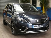 USED 2018 68 PEUGEOT 5008 1.5 BLUEHDI S/S ALLURE 5d 129 BHP 7 SEATS SAT NAV PART LEATHER REAR CAMERA VATQ