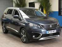 USED 2018 68 PEUGEOT 5008 1.5 BLUEHDI S/S ALLURE 5d 129 BHP 7 SEATS SAT NAV PART LEATHER REAR CAMERA VATQ