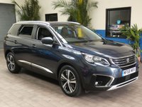 USED 2018 68 PEUGEOT 5008 1.5 BLUEHDI S/S ALLURE 5d 129 BHP 7 SEATS SAT NAV PART LEATHER REAR CAMERA VATQ
