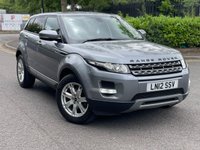 USED 2012 C LAND ROVER RANGE ROVER EVOQUE 2.2 SD4 PURE TECH 5d 190 BHP 