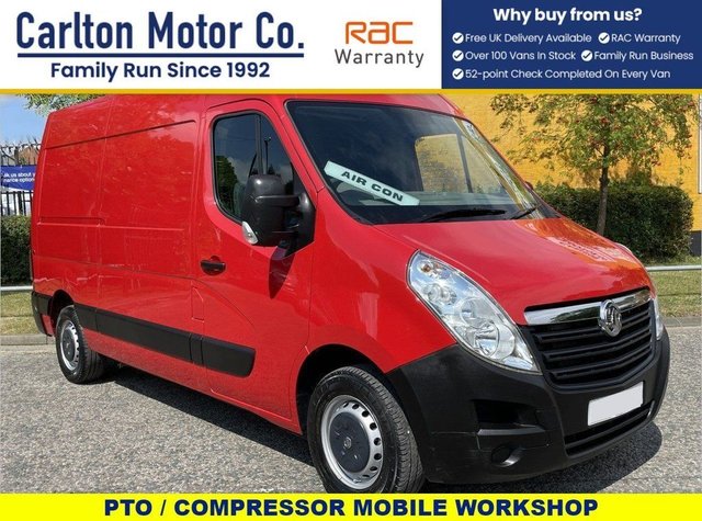 2016 66 Vauxhall Movano F35 L2 H2 [ MOBILE WORKSHOP & INVERTOR ] 136 BHP