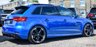 USED 2017 67 AUDI RS3 2.5 RS 3 QUATTRO 5d 395 BHP PAN ROOF+&pound;7K W/OF UPGRADES+ARA BLUE