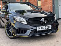 USED 2017 17 MERCEDES-BENZ GLA-CLASS 2.0L AMG GLA 45 4MATIC YELLOW NIGHT EDITION 5d 375 BHP HIGH SPECIFICATION