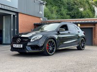 USED 2017 17 MERCEDES-BENZ GLA-CLASS 2.0L AMG GLA 45 4MATIC YELLOW NIGHT EDITION 5d 375 BHP HIGH SPECIFICATION