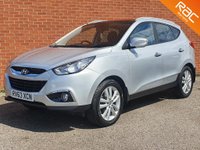 USED 2013 63 HYUNDAI IX35 2.0 PREMIUM CRDI 4WD 5d 181 BHP HEATED FULL BLACK LEATHER - TWIN SUNROOFS - SAT NAV - REVERSE CAMERA