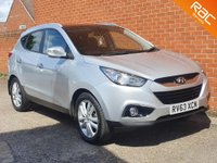 USED 2013 63 HYUNDAI IX35 2.0 PREMIUM CRDI 4WD 5d 181 BHP HEATED FULL BLACK LEATHER - TWIN SUNROOFS - SAT NAV - REVERSE CAMERA