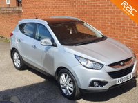 USED 2013 63 HYUNDAI IX35 2.0 PREMIUM CRDI 4WD 5d 181 BHP HEATED FULL BLACK LEATHER - TWIN SUNROOFS - SAT NAV - REVERSE CAMERA