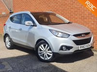 USED 2013 63 HYUNDAI IX35 2.0 PREMIUM CRDI 4WD 5d 181 BHP HEATED FULL BLACK LEATHER - TWIN SUNROOFS - SAT NAV - REVERSE CAMERA