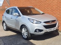 USED 2013 63 HYUNDAI IX35 2.0 PREMIUM CRDI 4WD 5d 181 BHP HEATED FULL BLACK LEATHER - TWIN SUNROOFS - SAT NAV - REVERSE CAMERA