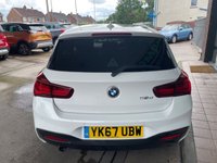 USED 2017 67 BMW 1 SERIES 2.0 118D M SPORT SHADOW EDITION 5d 147 BHP +  BLACK ALCANTARA  + BLUETOOTH + FULL SERVICE HISTORY + SATELLITE  NAVIGATION +