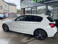 USED 2017 67 BMW 1 SERIES 2.0 118D M SPORT SHADOW EDITION 5d 147 BHP +  BLACK ALCANTARA  + BLUETOOTH + FULL SERVICE HISTORY + SATELLITE  NAVIGATION +