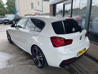 USED 2017 67 BMW 1 SERIES 2.0 118D M SPORT SHADOW EDITION 5d 147 BHP +  BLACK ALCANTARA  + BLUETOOTH + FULL SERVICE HISTORY + SATELLITE  NAVIGATION +