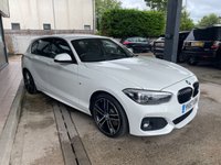 USED 2017 67 BMW 1 SERIES 2.0 118D M SPORT SHADOW EDITION 5d 147 BHP +  BLACK ALCANTARA  + BLUETOOTH + FULL SERVICE HISTORY + SATELLITE  NAVIGATION +