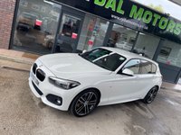 USED 2017 67 BMW 1 SERIES 2.0 118D M SPORT SHADOW EDITION 5d 147 BHP +  BLACK ALCANTARA  + BLUETOOTH + FULL SERVICE HISTORY + SATELLITE  NAVIGATION +