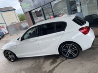 USED 2017 67 BMW 1 SERIES 2.0 118D M SPORT SHADOW EDITION 5d 147 BHP +  BLACK ALCANTARA  + BLUETOOTH + FULL SERVICE HISTORY + SATELLITE  NAVIGATION +