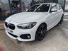 USED 2017 67 BMW 1 SERIES 2.0 118D M SPORT SHADOW EDITION 5d 147 BHP +  BLACK ALCANTARA  + BLUETOOTH + FULL SERVICE HISTORY + SATELLITE  NAVIGATION +