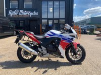 USED 2014 14 HONDA CBR500 R WITH GIVI QUICK RELEASE PANNIERS