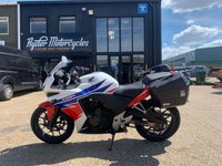 USED 2014 14 HONDA CBR500 R WITH GIVI QUICK RELEASE PANNIERS
