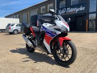 USED 2014 14 HONDA CBR500 R WITH GIVI QUICK RELEASE PANNIERS