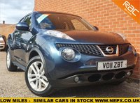 USED 2011 11 NISSAN JUKE 1.6 ACENTA SPORT 5d 117 BHP VERY LOW MILES - RAC WARRANTY
