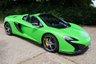 USED 2016 16 MCLAREN 650S 3.8 V8 SPIDER 2d INCREDIBLE CONDITION WITH REMARKABLE SPECIFICATION, INCLUDING LIFT, FULL PPF, CARBON INTERIOR, SPORTS EXHAUST AND MORE.
