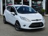 USED 2012 12 FORD FIESTA 1.2 ZETEC 3d 81 BHP Finished in FROZEN WHITE with contrasting GREY Cloth interior trim. This Fiesta is a small family 3 door car that you can really enjoy driving. Economical and cheap to run, stylish to look at and some great features. Specification includes, 17" ALLOYS, B/Tooth, Tinted windows, Air Con and much more, makes this a must for the first time driver or small family. Dealer Serviced at 5835 miles, 17058 miles, 27147 miles, 43987 miles, 61585 miles, 72219 miles and on arrival at 94442 miles.