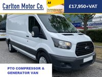 USED 2017 17 FORD TRANSIT 2.0 350 L3 H3 [ Mobile Workshop+PTO Compressor ] P/V  Euro 6 ULEZ COMPRESSOR GENERATOR VAN