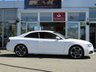 USED 2014 14 AUDI A5 2.0 TDI BLACK EDITION 2d 177 BHP Finished in IBIS WHITE with contrasting EBONY LEATHER HEATED SPORTS TRIM. This A5 is stylish, looks great and feels very well built. It has a plush interior with a sleek and attractive look. One of the most complete compact executive coupe on the market today. Features include, Bang and Olufsen Speakers, DAB Radio, 19" ALLOYS, Leather Heated Sports trim, B/Tooth, Rear Park Sensors and much more. Dealer serviced at 8871 miles, 16524 miles, 24238 miles and at 30710 miles.